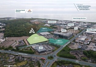 Altens Farm Rd, Aberdeen, ABE - Vue aérienne vue de carte