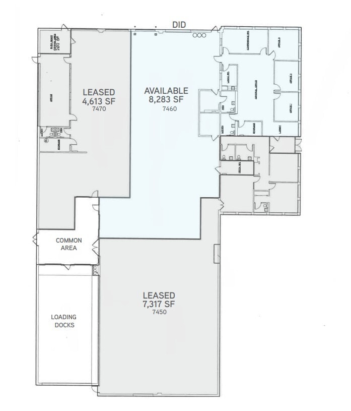 7450-7470 N Natchez Ave, Niles, IL à vendre Plan d’étage– Image 1 sur 1