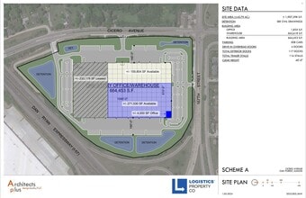 16799 Cicero Ave, Oak Forest, IL à louer Plan de site– Image 1 sur 4