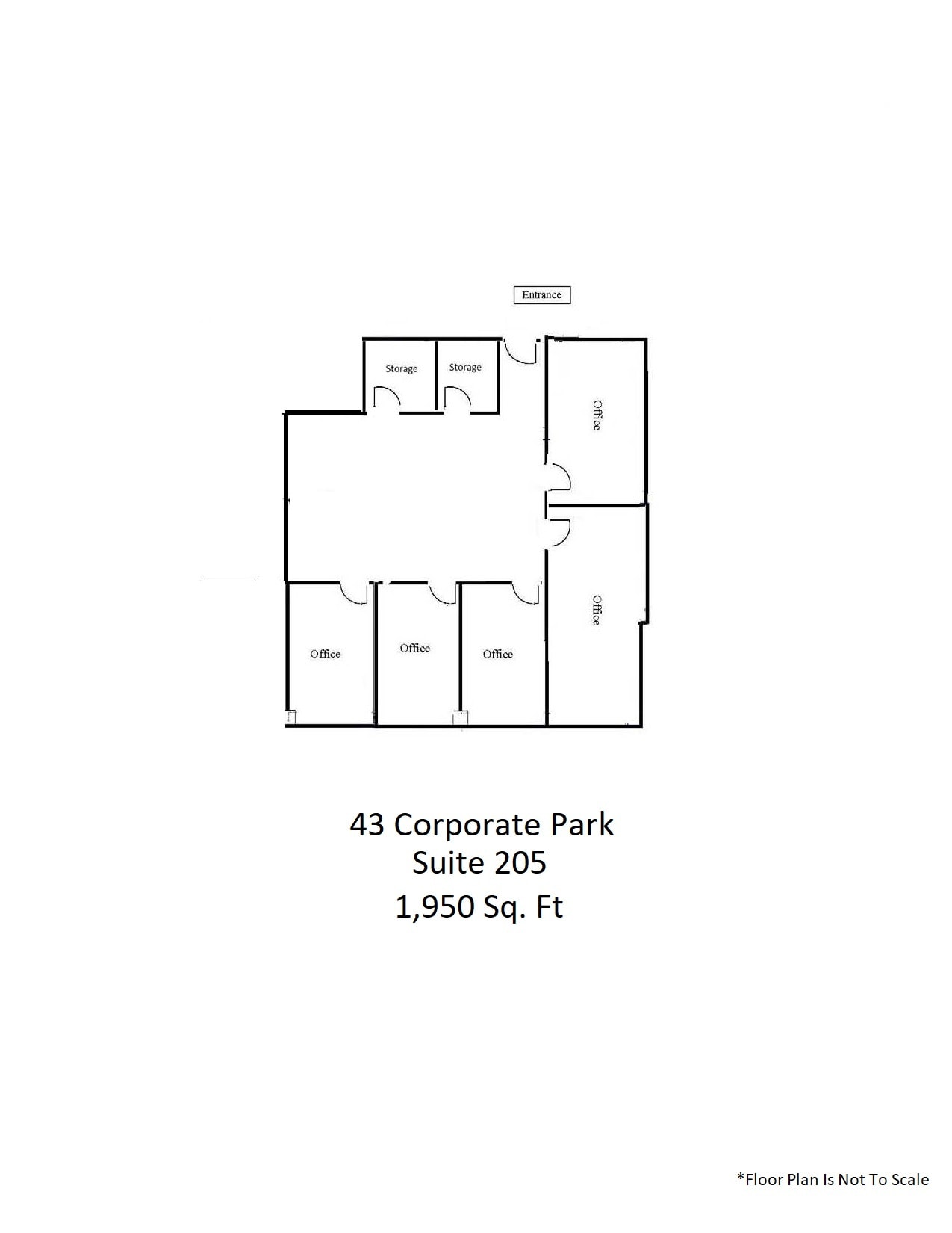 43 Corporate Park, Irvine, CA à louer Plan d’étage– Image 1 sur 1