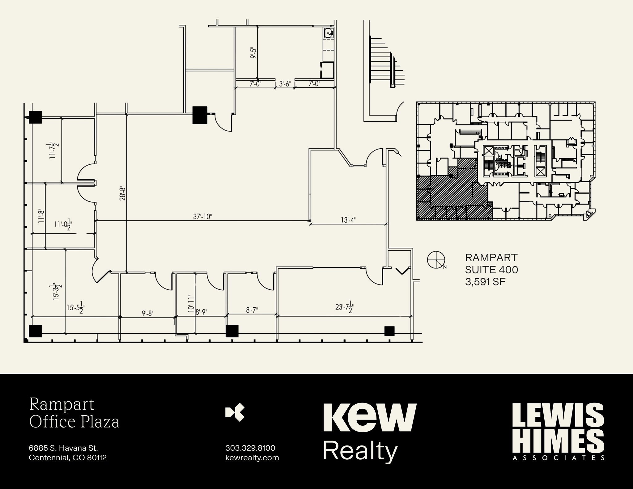 6855 S Havana St, Centennial, CO à louer Plan de site– Image 1 sur 1