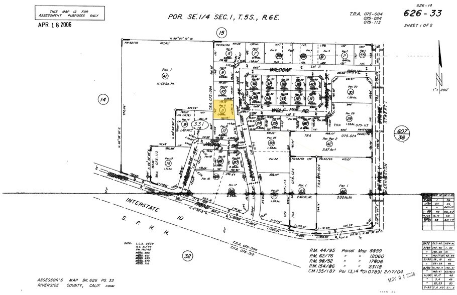 39203 Leopard St, Palm Desert, CA à louer - Plan cadastral – Image 3 sur 18