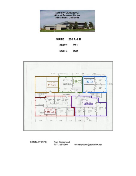 5510 Skylane Blvd, Santa Rosa, CA à louer - Plan d’étage – Image 3 sur 7