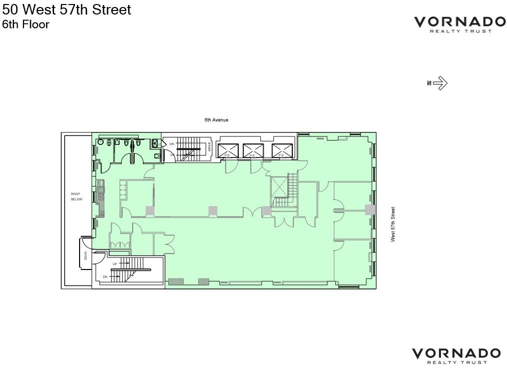 50 W 57th St, New York, NY à louer Plan d’étage– Image 1 sur 1