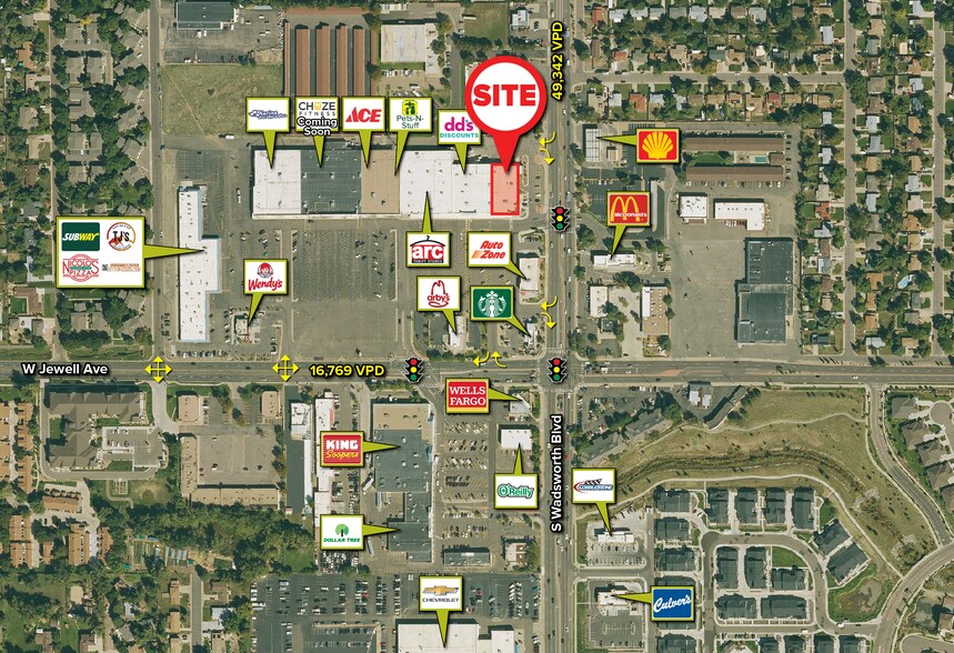 7665 W Jewell Ave, Lakewood, CO à louer - Photo de l’immeuble – Image 2 sur 3