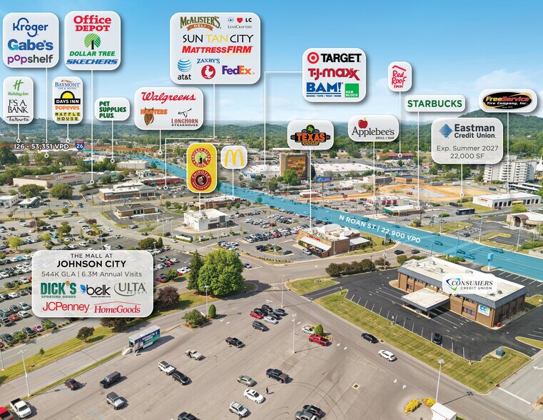 2013 N Roan St, Johnson City, TN à vendre - Photo de l’immeuble – Image 3 sur 9