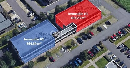 VILLENEUVE-D'ASCQ - VUE AÉRIENNE  vue de carte