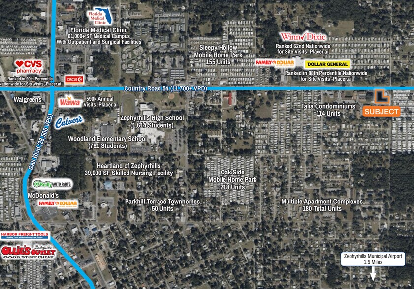 SR 54, Zephyrhills, FL à vendre - Photo de l’immeuble – Image 2 sur 5