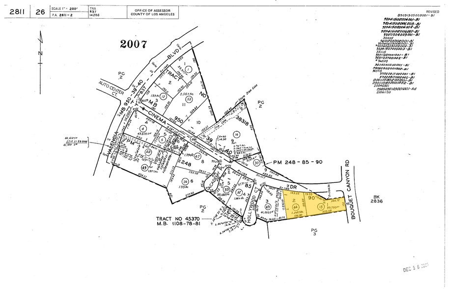 23300 Cinema Dr, Valencia, CA à louer - Plan cadastral – Image 2 sur 18