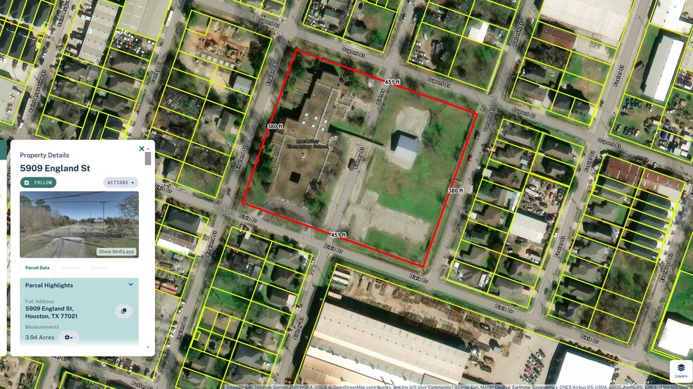 5909 England St, Houston, TX à vendre - Aérien – Image 2 sur 14
