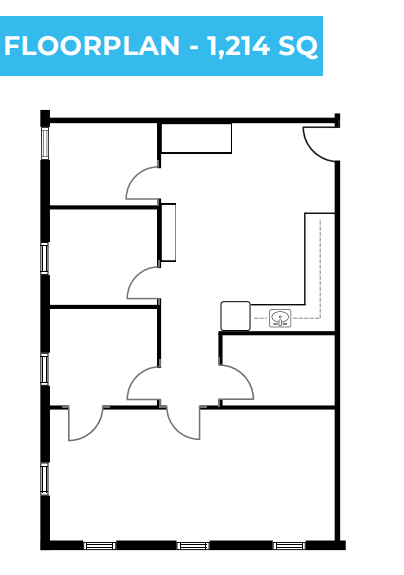 1200 E Morehead St, Charlotte, NC à louer Plan d’étage– Image 1 sur 5