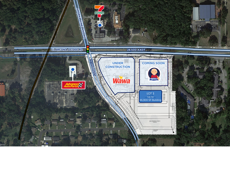 Clarcona Ocoee Rd, Orlando, FL à louer - Plan de site – Image 1 sur 2