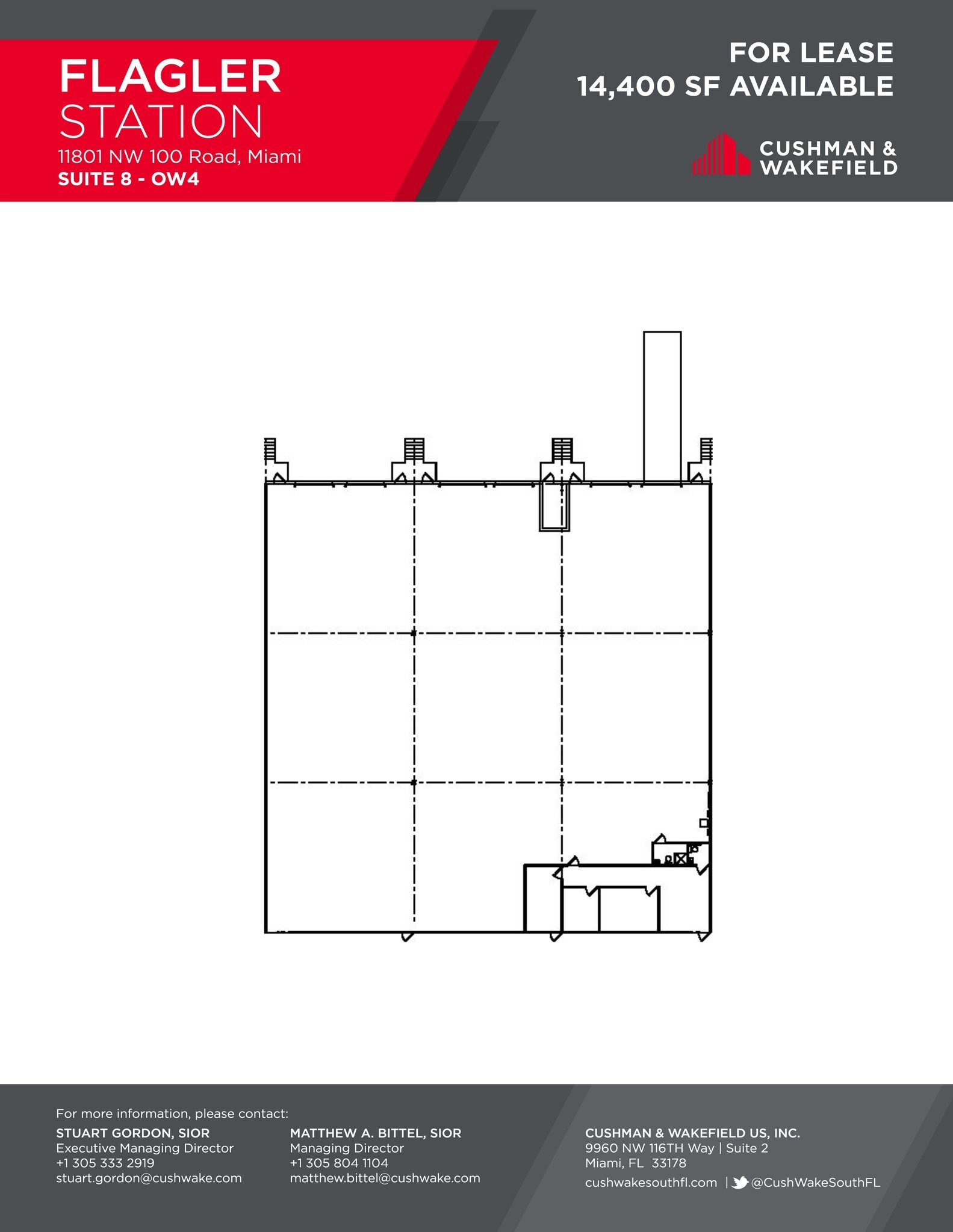 11801 NW 100th Rd, Medley, FL à louer Plan de site– Image 1 sur 1
