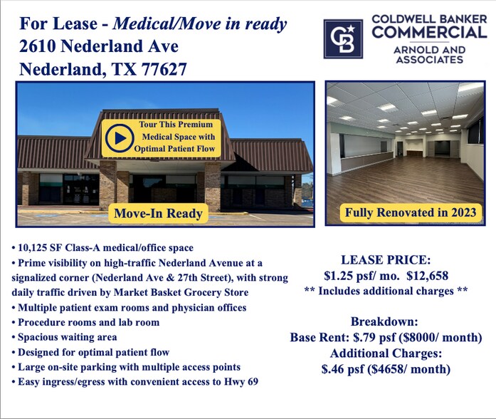 2610 Nederland Ave, Nederland, TX à louer - Photo principale – Image 1 sur 4