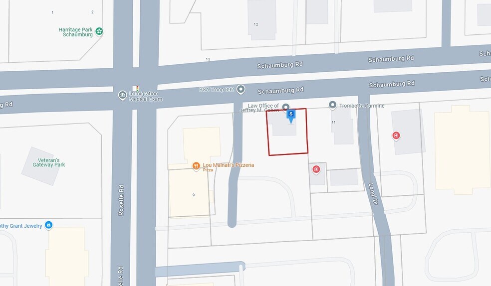 11 E Schaumburg Rd, Schaumburg, IL à vendre - Plan cadastral – Image 2 sur 2
