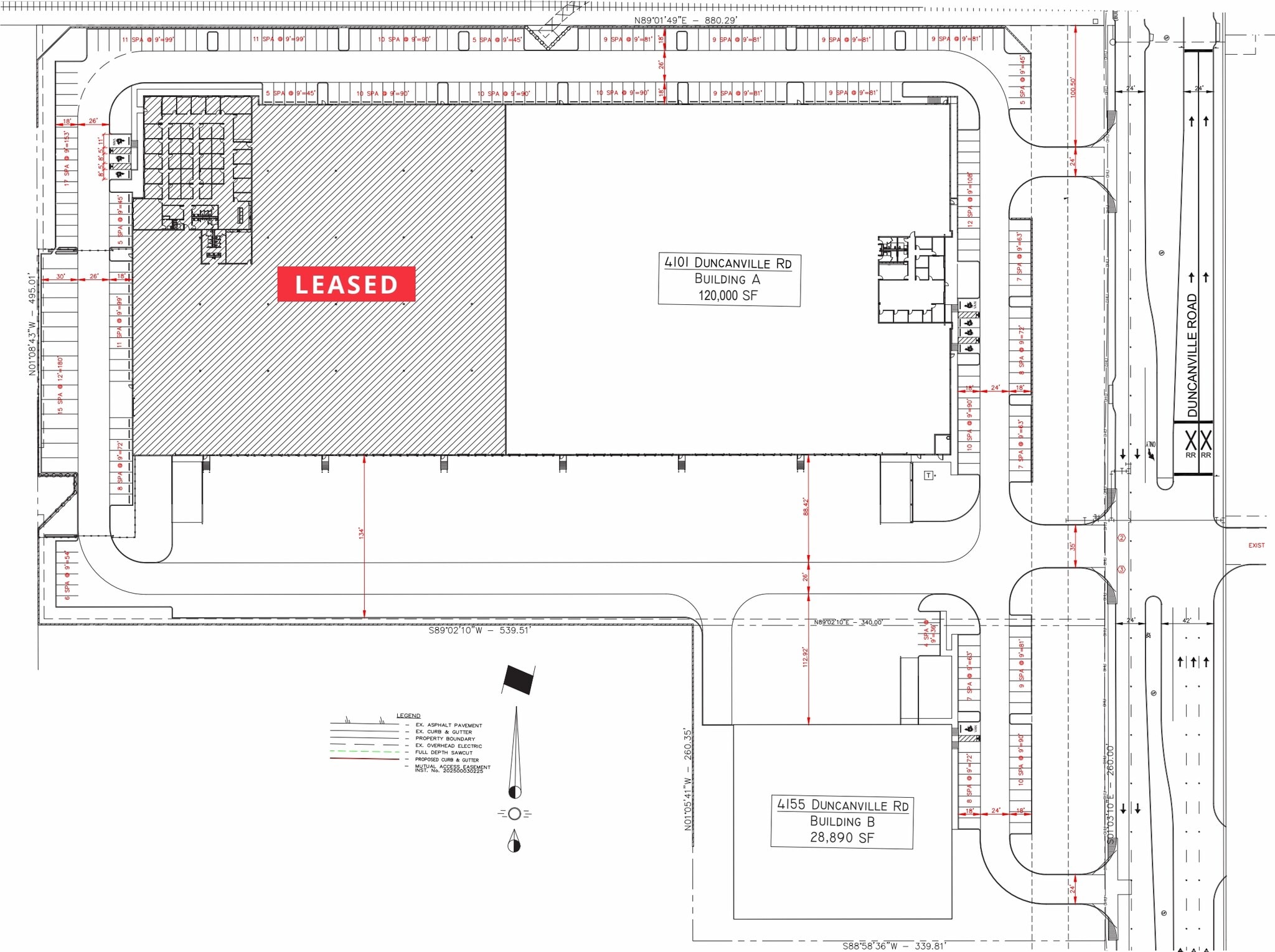 4101 Duncanville Rd, Dallas, TX à louer Plan de site– Image 1 sur 1
