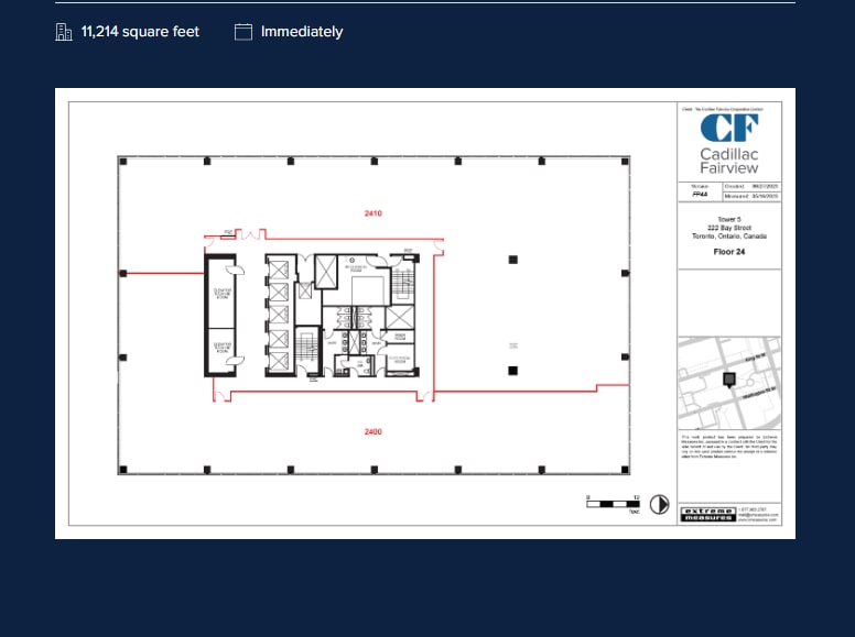 222 Bay St, Toronto, ON à louer Plan d’étage– Image 1 sur 1