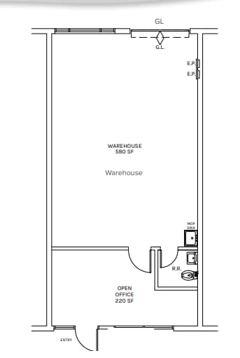 10451-10455 Roselle St, San Diego, CA à louer Plan d’étage– Image 1 sur 1