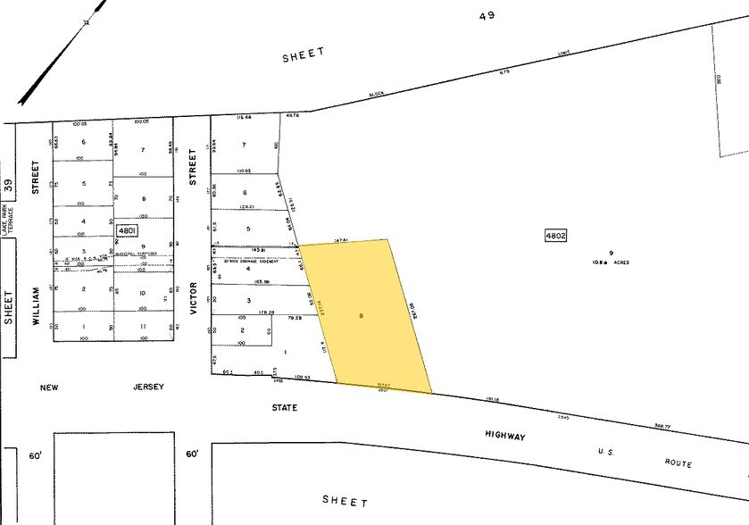2507 US Highway 22, Scotch Plains, NJ à vendre - Plan cadastral – Image 2 sur 4