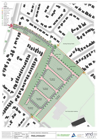 Abbott Road, Mansfield à vendre - Plan de site – Image 3 sur 3