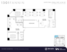 1301 Fannin St, Houston, TX à louer Plan d’étage– Image 2 sur 2