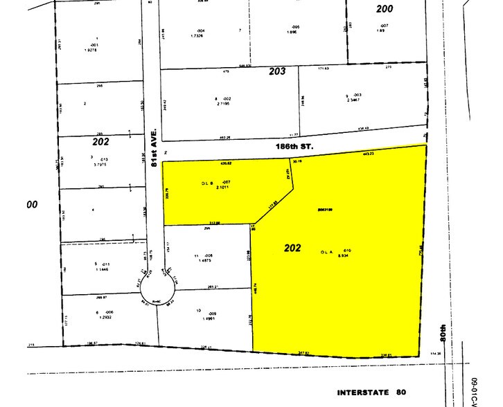 8041 W 186th St, Tinley Park, IL à vendre - Plan cadastral – Image 2 sur 20