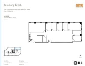 3900 Kilroy Airport Way, Long Beach, CA à louer Plan d’étage– Image 1 sur 1