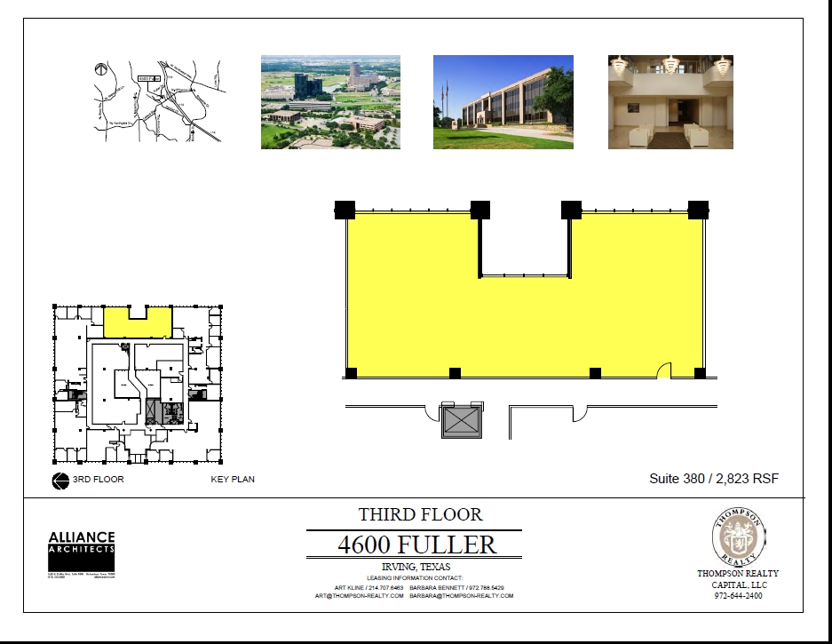 4600 Fuller Dr, Irving, TX à louer Plan d’étage– Image 1 sur 1