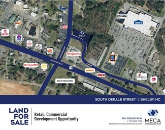 Plus de détails pour S Dekalb St and Earl Rd, Shelby, NC - Terrain à vendre