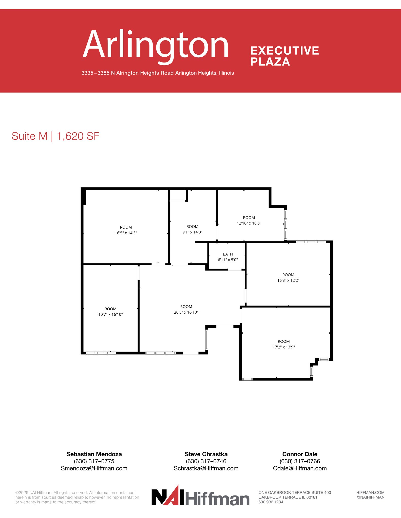 3365 N Arlington Heights Rd, Arlington Heights, IL à louer Plan d’étage– Image 1 sur 1