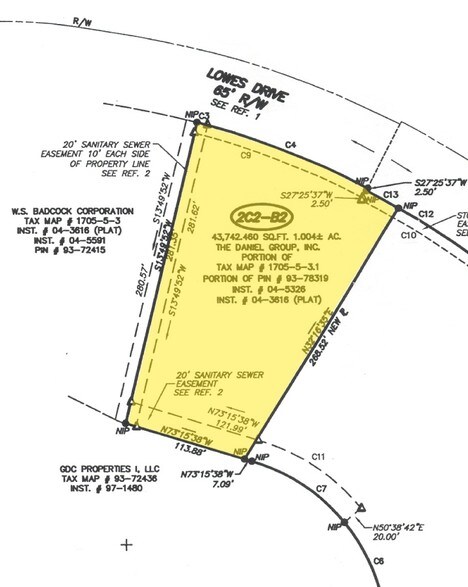 Lowes Dr, Danville, VA à vendre - Plan cadastral – Image 2 sur 7