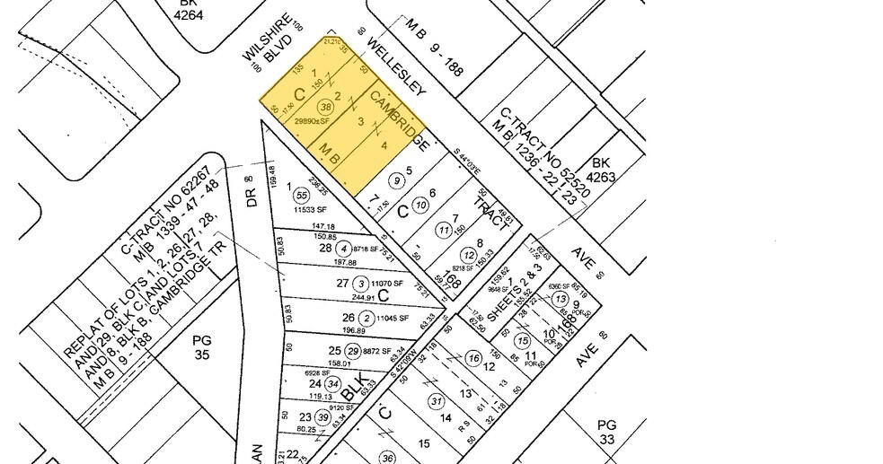 12300 Wilshire Blvd, Los Angeles, CA à louer - Plan cadastral – Image 2 sur 5