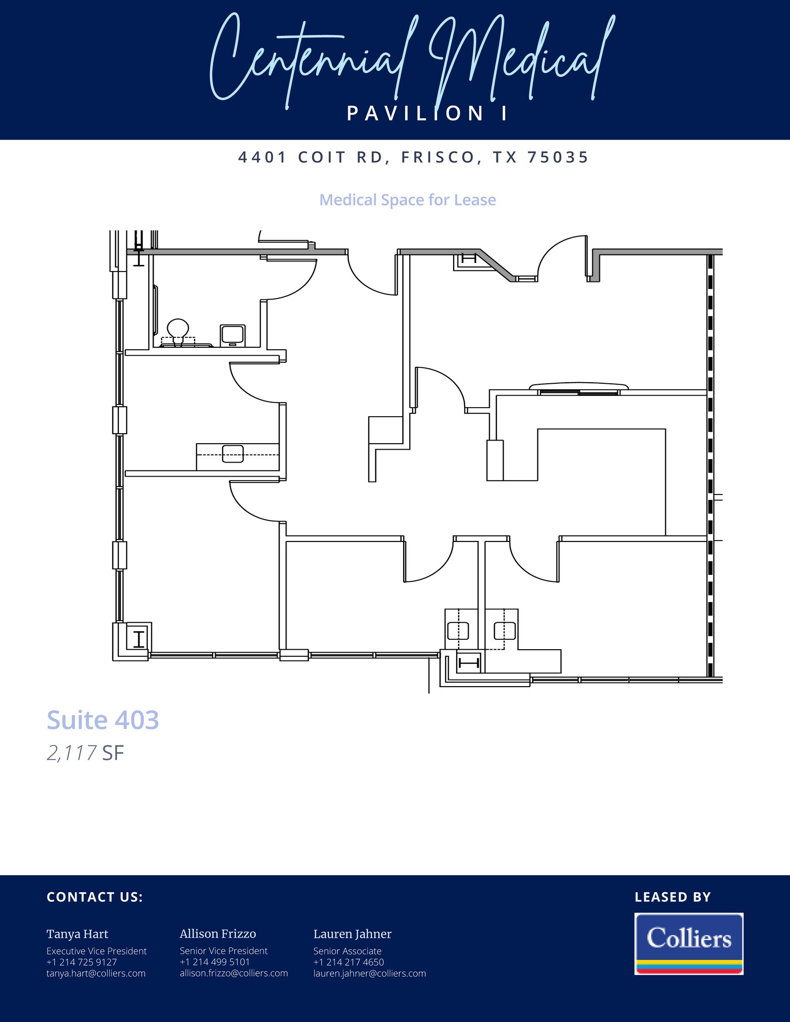 4401 Coit Rd, Frisco, TX à louer Plan d’étage– Image 1 sur 1