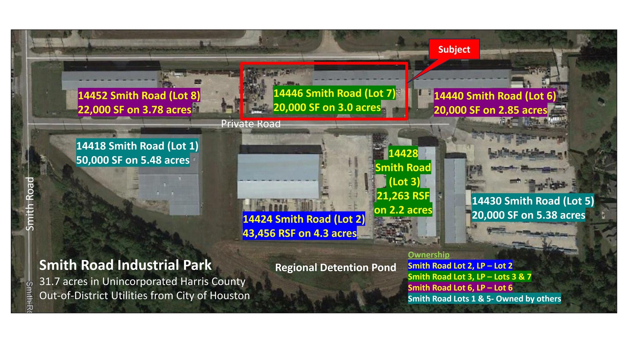 14446 Smith Rd, Humble, TX à louer Plan de site– Image 1 sur 5
