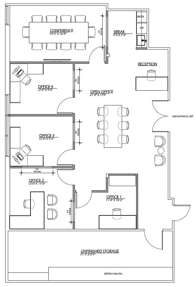 3780 N Garfield Ave, Loveland, CO à louer Plan d’étage– Image 1 sur 4