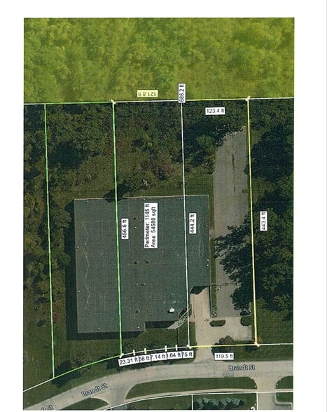 6775 Brandt St, Romulus, MI à louer - Aérien – Image 2 sur 8