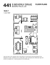 441 S Beverly Dr, Beverly Hills, CA à louer Plan d’étage– Image 1 sur 1