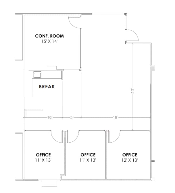 11333 N Scottsdale Rd, Scottsdale, AZ à louer Plan d’étage– Image 1 sur 1