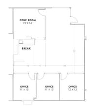 11333 N Scottsdale Rd, Scottsdale, AZ à louer Plan d’étage– Image 1 sur 1