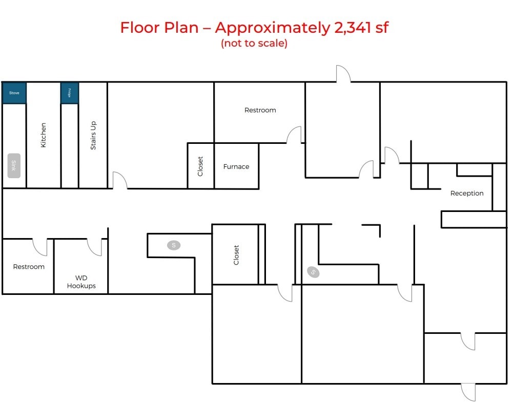 303 E Main St, Mount Horeb, WI à louer Plan d’étage– Image 1 sur 7