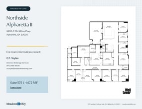 3400 Old Milton Pky, Alpharetta, GA à louer Plan de site– Image 1 sur 1