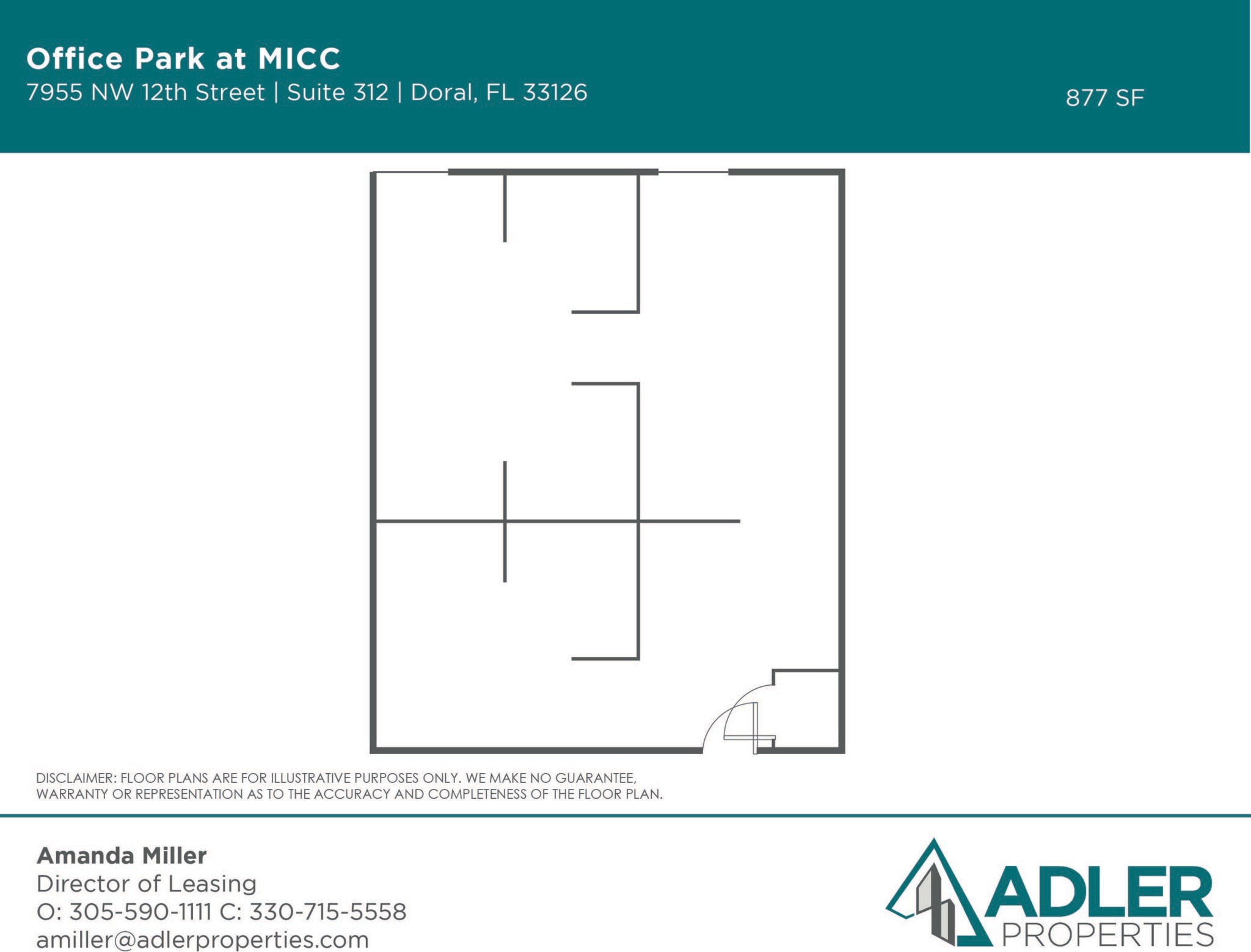 1200 NW 78th Ave, Doral, FL à louer Plan d’étage– Image 1 sur 1