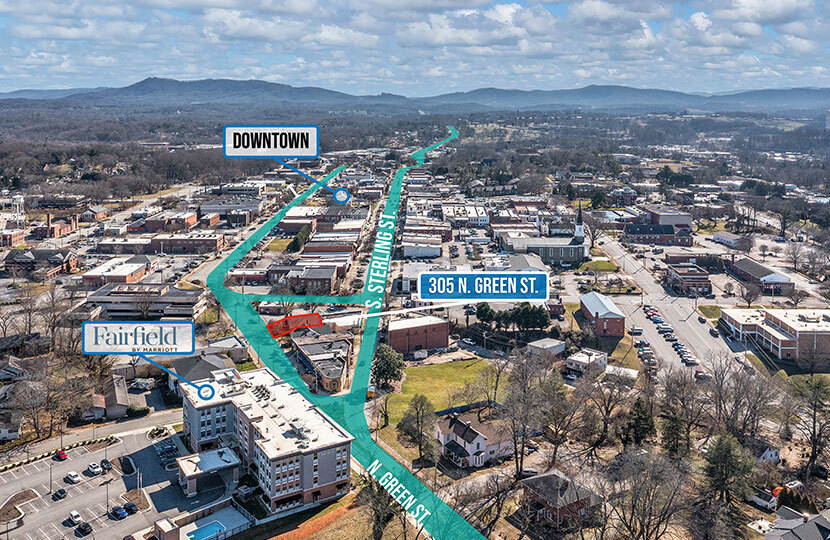 305 N Green St, Morganton, NC à louer - Photo de l’immeuble – Image 3 sur 3