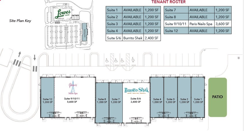 2025 Flora Dr, Winterville, NC à louer Plan de site– Image 1 sur 1