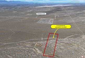 Plus de détails pour 0 Caughlin rd, Adelanto, CA - Terrain à vendre