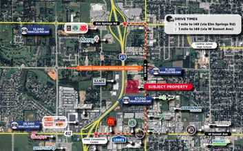 4206 McRay Ave, Springdale, AR - Vue aérienne vue de carte