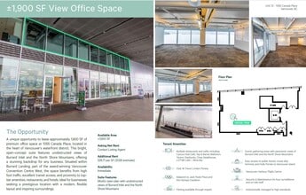 1055 Canada Pl, Vancouver, BC à louer Plan d’étage– Image 1 sur 2