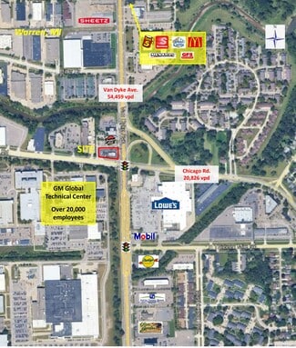 Plus de détails pour 31301 Van Dyke Ave, Warren, MI - Local commercial à vendre