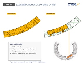 3550 General Atomics Ct, San Diego, CA à louer Plan d’étage– Image 1 sur 1