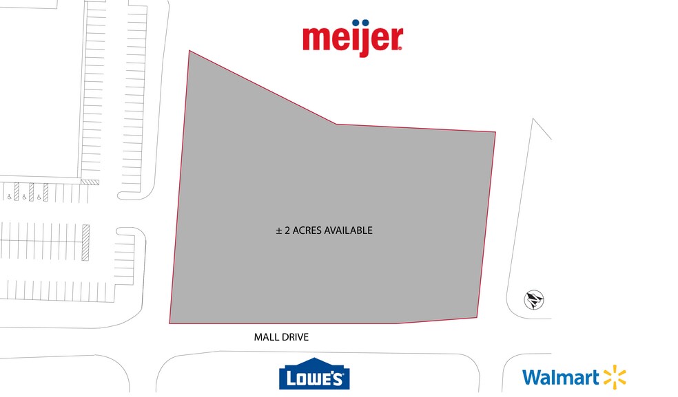 1295 Mall Dr, Benton Harbor, MI à louer - Plan de site – Image 2 sur 2